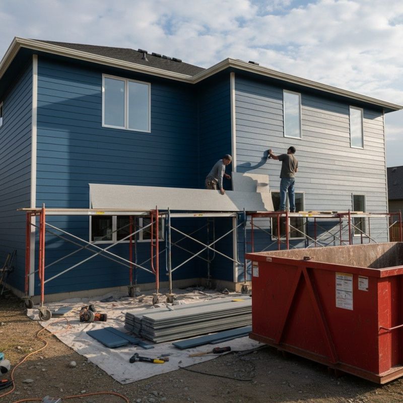 Cement Siding Installation