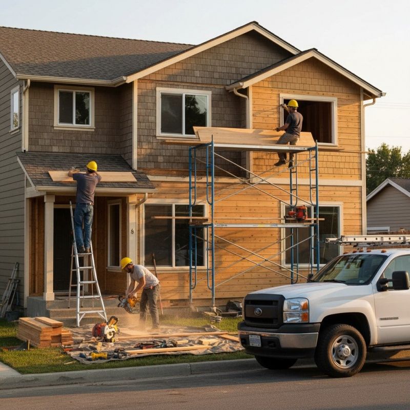 Hardwood Siding Installation